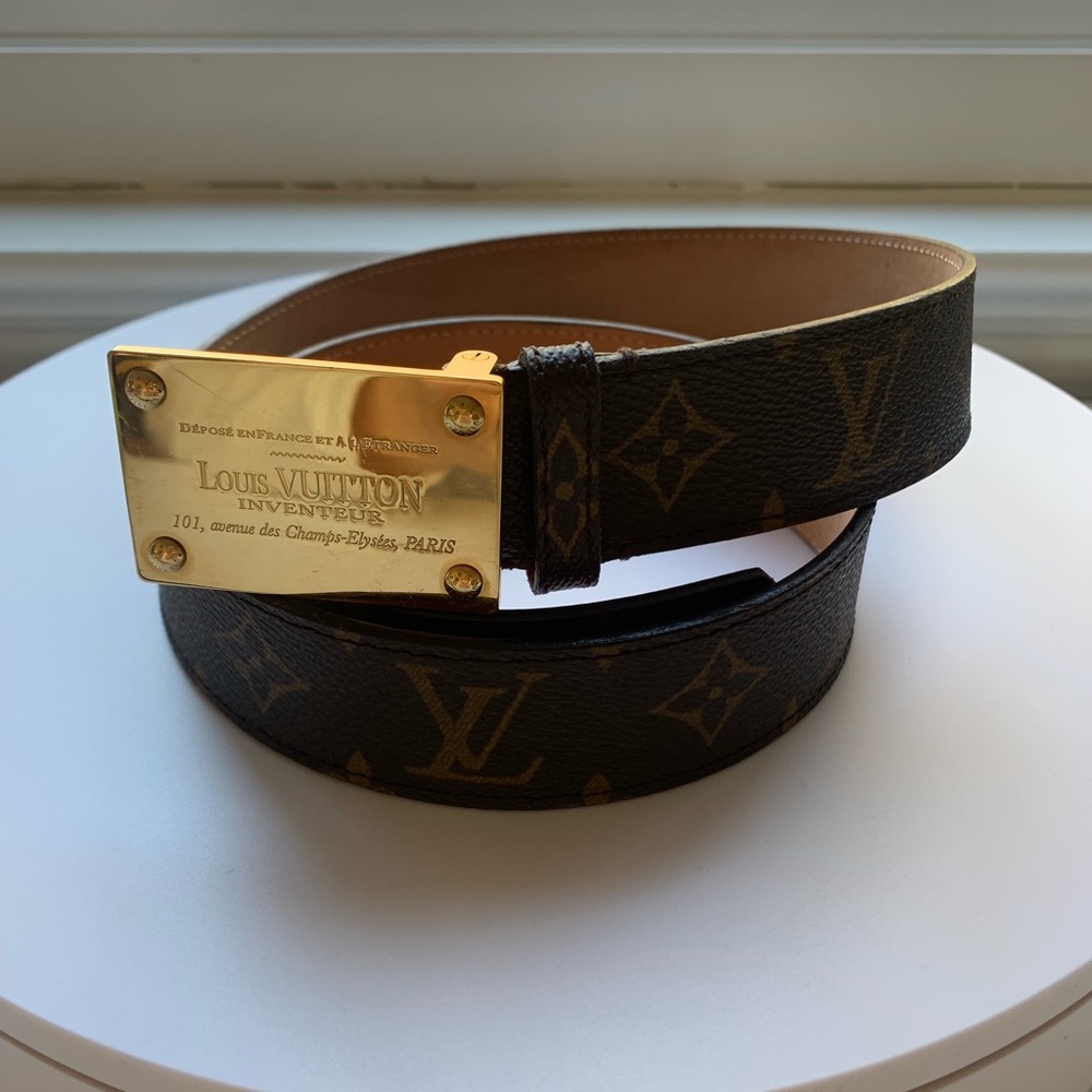 100% authentic Louis Vuitton belt - Picture 1 of 1